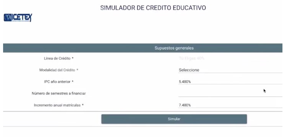 icetex beca credito