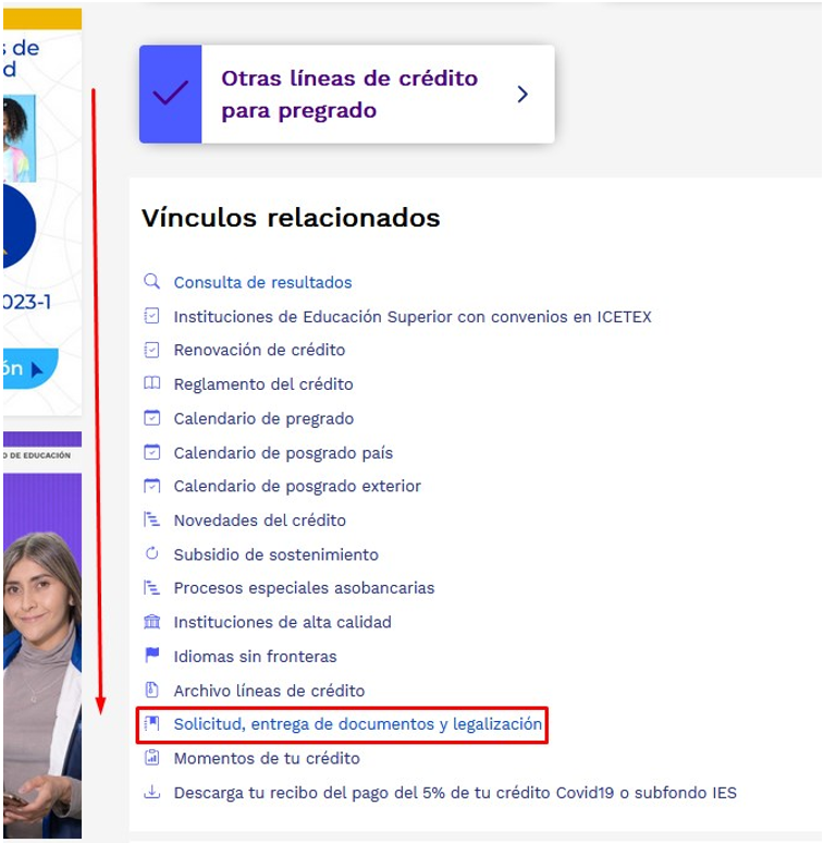 lineas de credito para pregado icetex