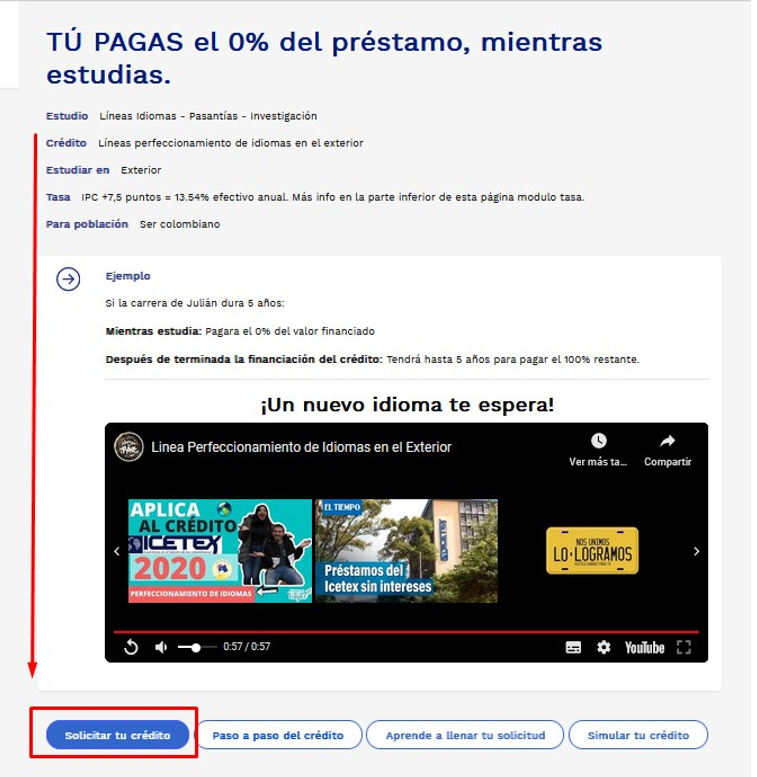 0%de prestamo icetex
