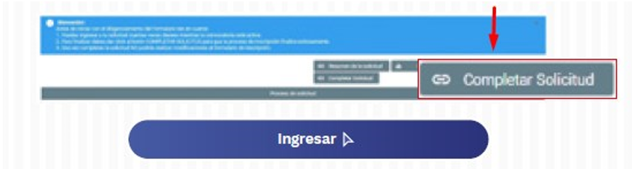 completar solicitud Icetex
