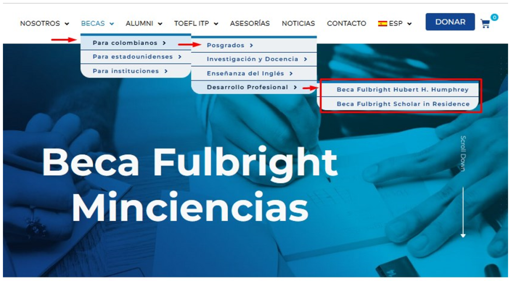 Becas Fulbright minciencias